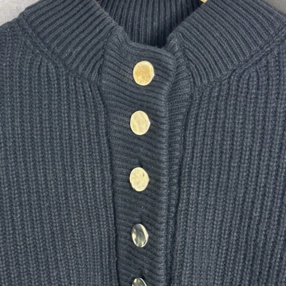 Sezane Wool Lucas Jumper Sweater Black Knit Size Small French - Picture 8 of 16